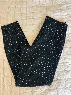 lululemon Align No Line Leggings 25" Heart Scatter Dot Print White Black